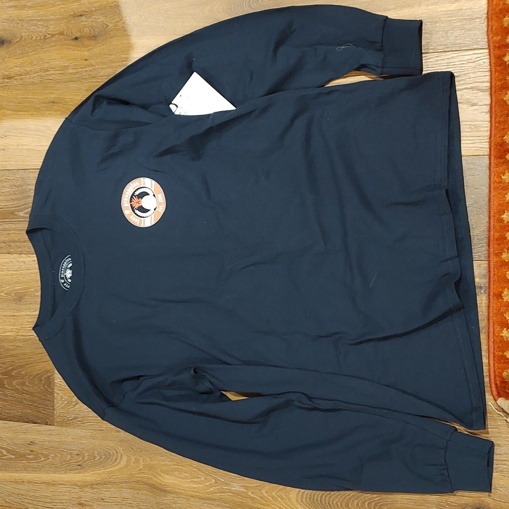 Womens Love and Pineapples Shirt  Sz LG Navy Blue